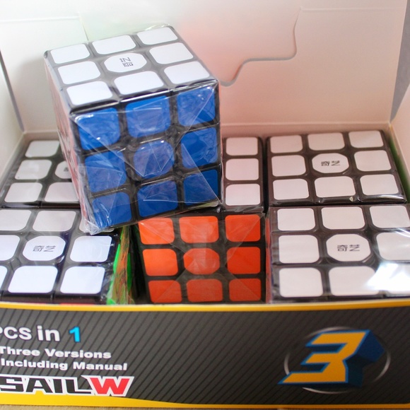 Speed Cube, [6 Pack] 3x3x3 56mm Full Size Magic Cube Set, Easy Turning Toys NEW - Picture 16 of 16